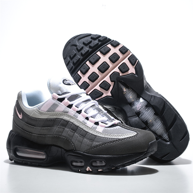Men's Hot sale Running weapon Air Max 95 Black/Grey Shoes 096 Men's Hot sale Running weapon Air Max 95 Black/Grey Shoes 096